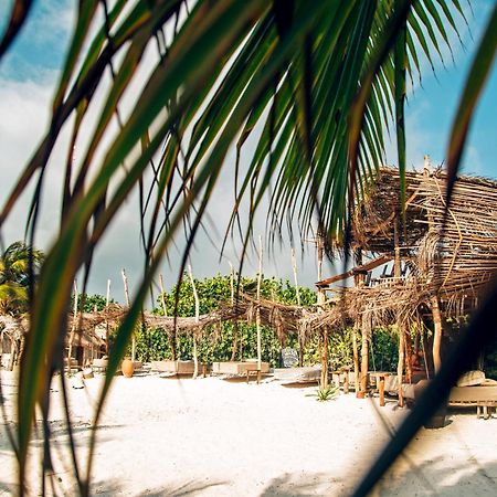 Ikal Tulum Hotel מראה חיצוני תמונה A beach hut at the resort