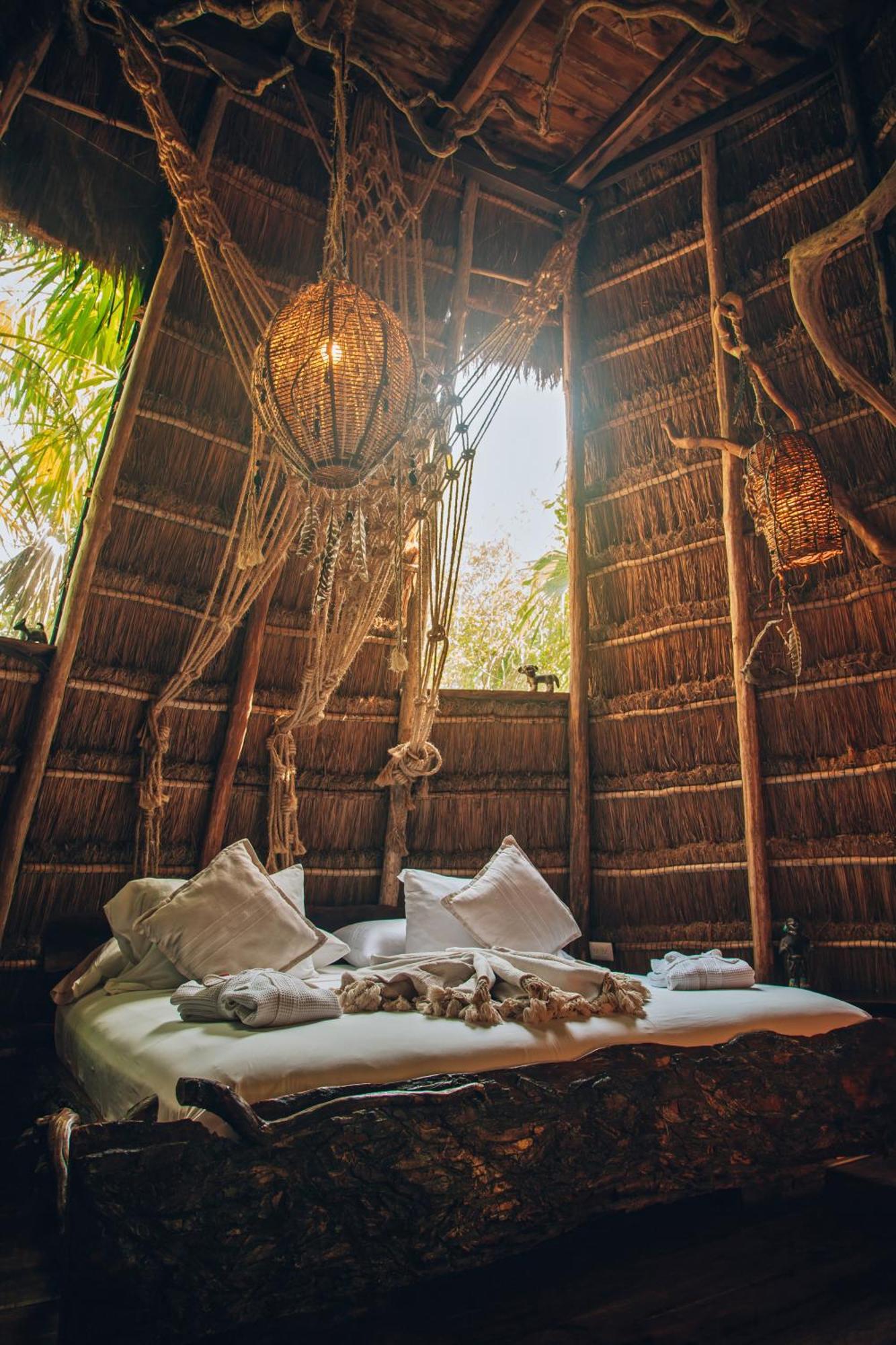 Ikal Tulum Hotel מראה חיצוני תמונה The interior of a spa at the resort